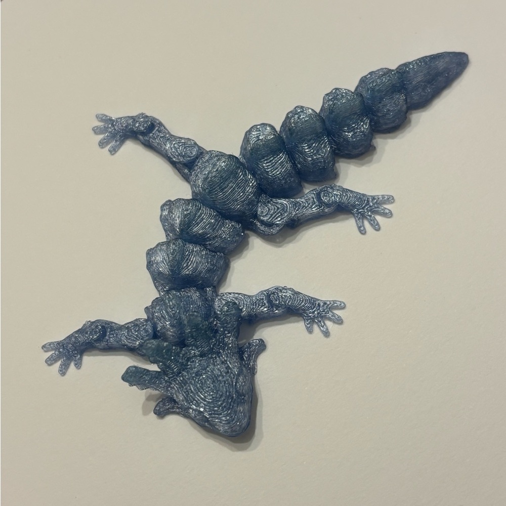 3D printed Axolotl- Ariculated Flexi Fidget Toy
